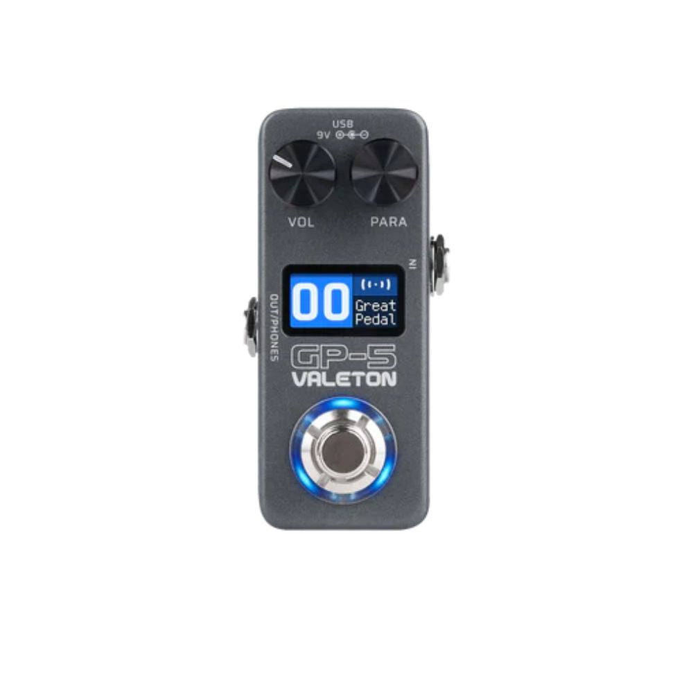 Valeton GP-5 Multi-FX, AMP & IR Loader Mini Pedal Front