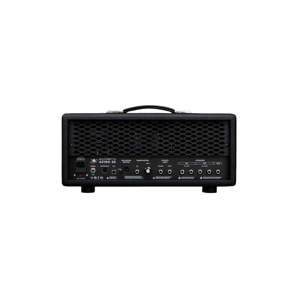 Soldano ASTRO-20 3 Channel All-Tube Head – 20 Watts – 4 Galaxy – IR Equipped Rear