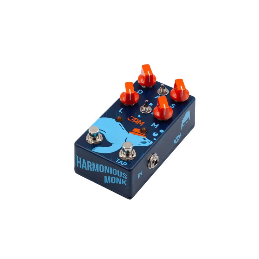 Jam Pedals Harmonious Monk Mk.2 Tremolo Effect Pedal Side