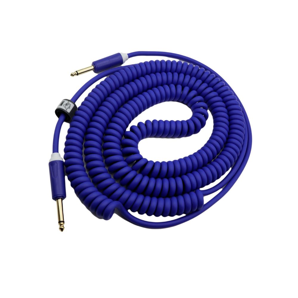 MEG Instrument Coily Cables Blue