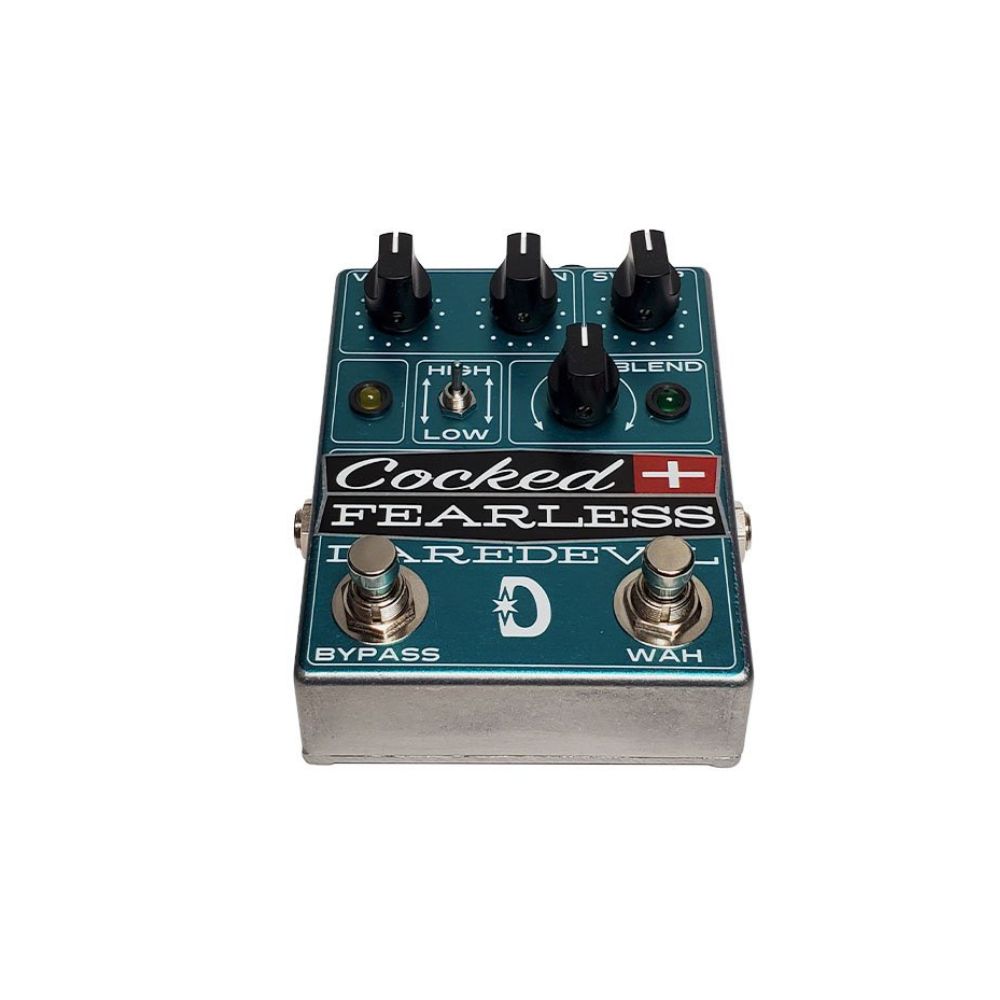 Daredevil Cocked & Fearless Distortion / Fixed Wah Pedal Top