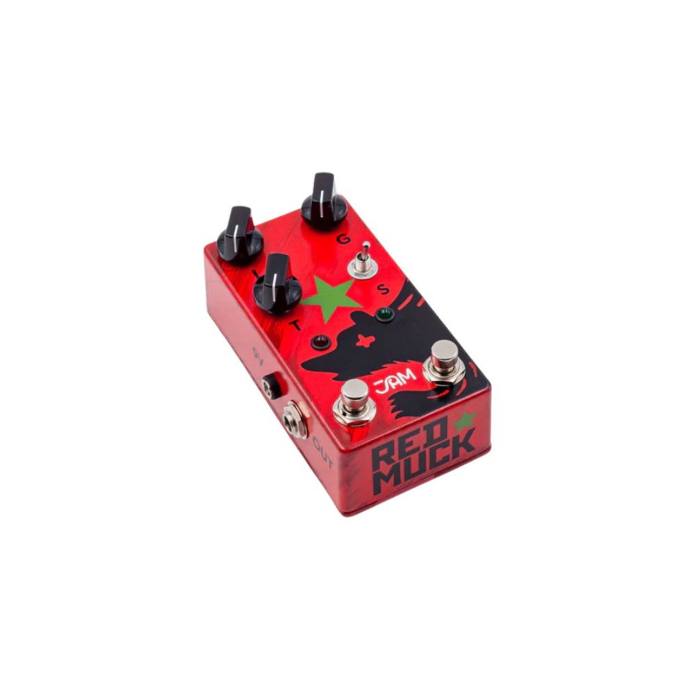 Jam Pedals Red Muck Mk.2 Fuzz Distortion Effect Pedal Side