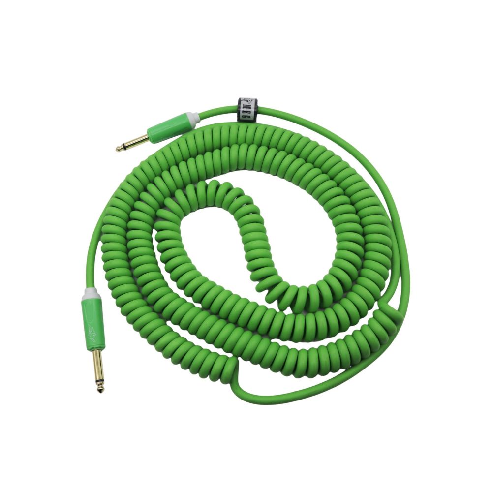 MEG Instrument Coily Cables Green