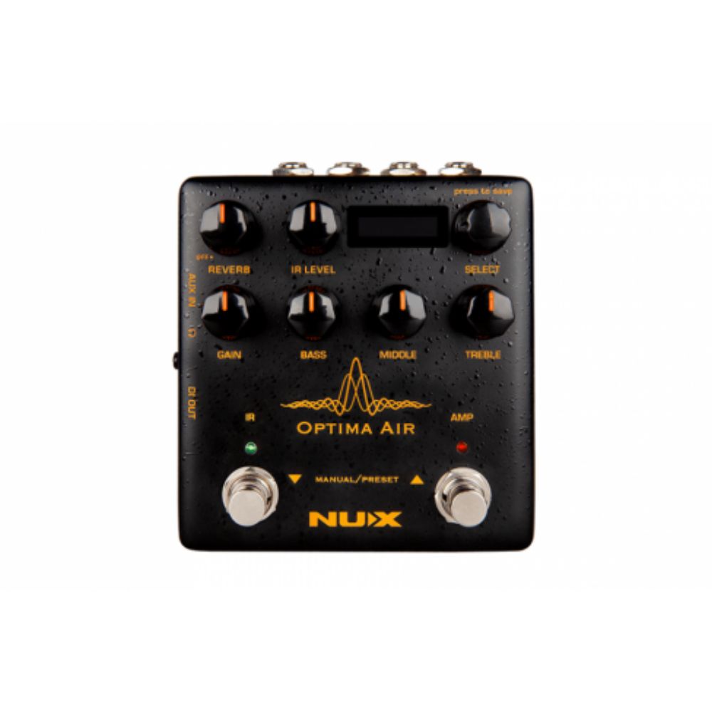 NUX NAI-5 Optima Air Acoustic Preamp/DI w/ IR Loader Front