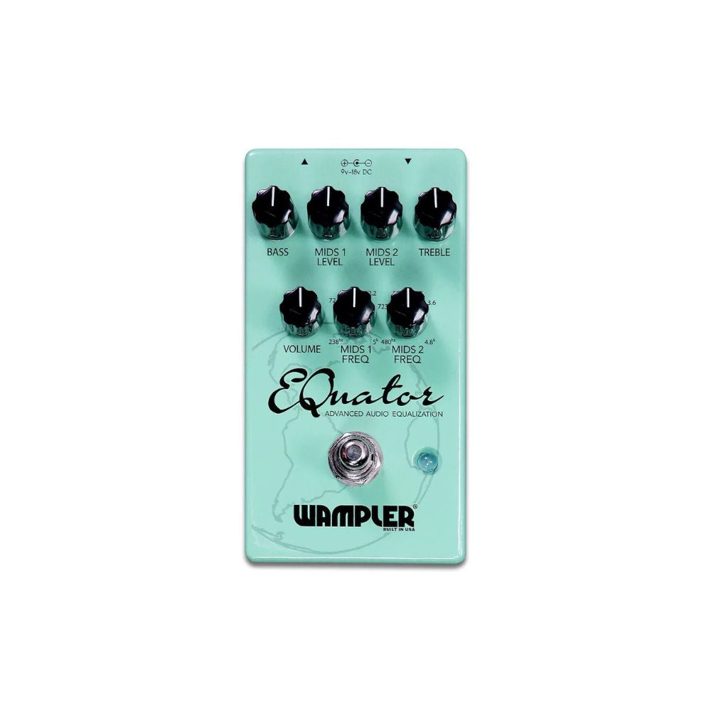 Wampler EQuator Advanced Audio Equalizer Pedal Front