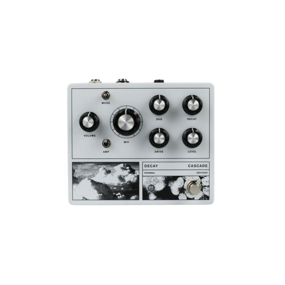 Normal Devices Decay Cascade Layering Reverb Distorter Effect Pedal Front
