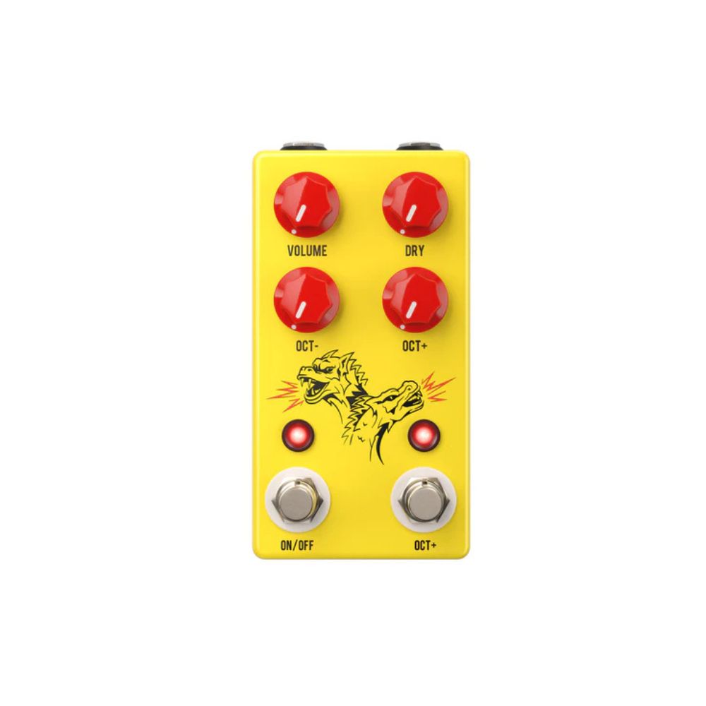 JHS Pedals Double Dragon Lo-Fi Octave Device Effect Pedal Front