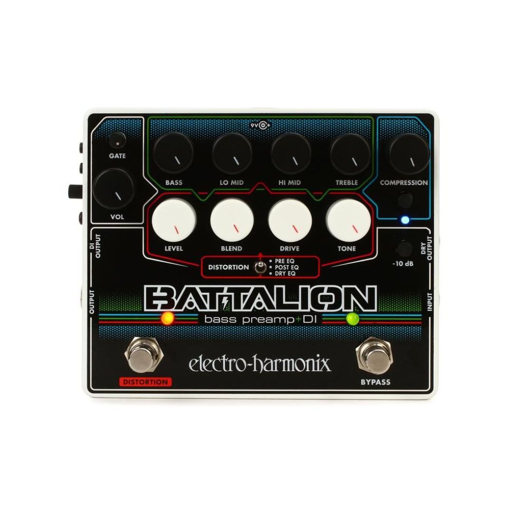 Electro-Harmonix Battalion Bass Preamp &amp; DI Pedal