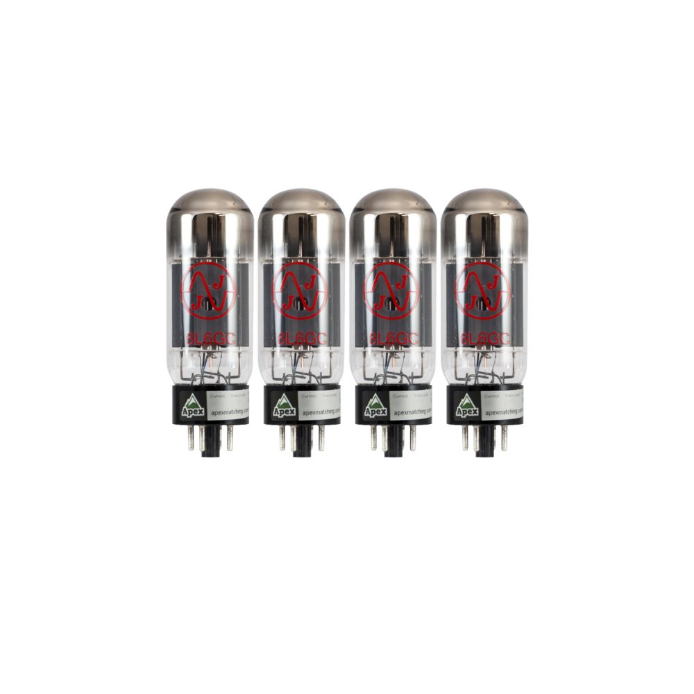 JJ Electronic 6L6GC Matched Quad Vacuum Tubes