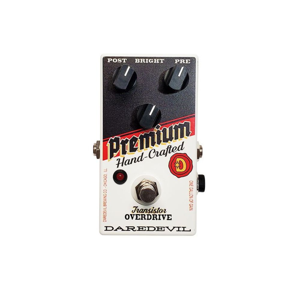 Daredevil Premium Transistor Overdrive Pedal Front