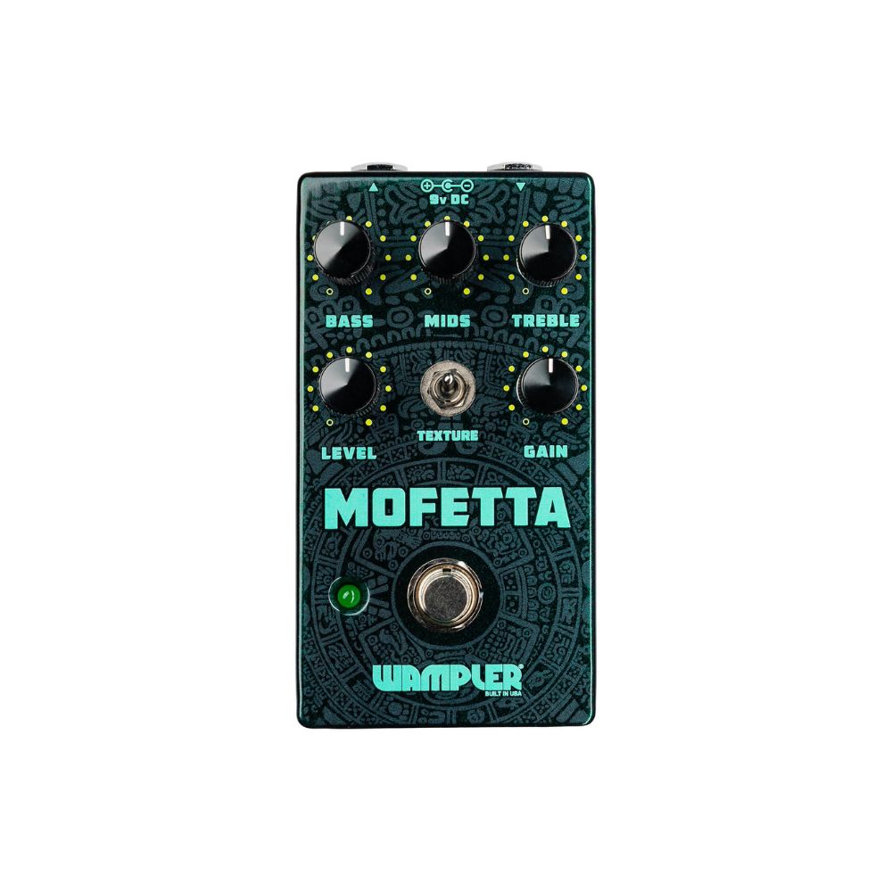 Wampler Mofetta Overdrive and distortion Pedal Front