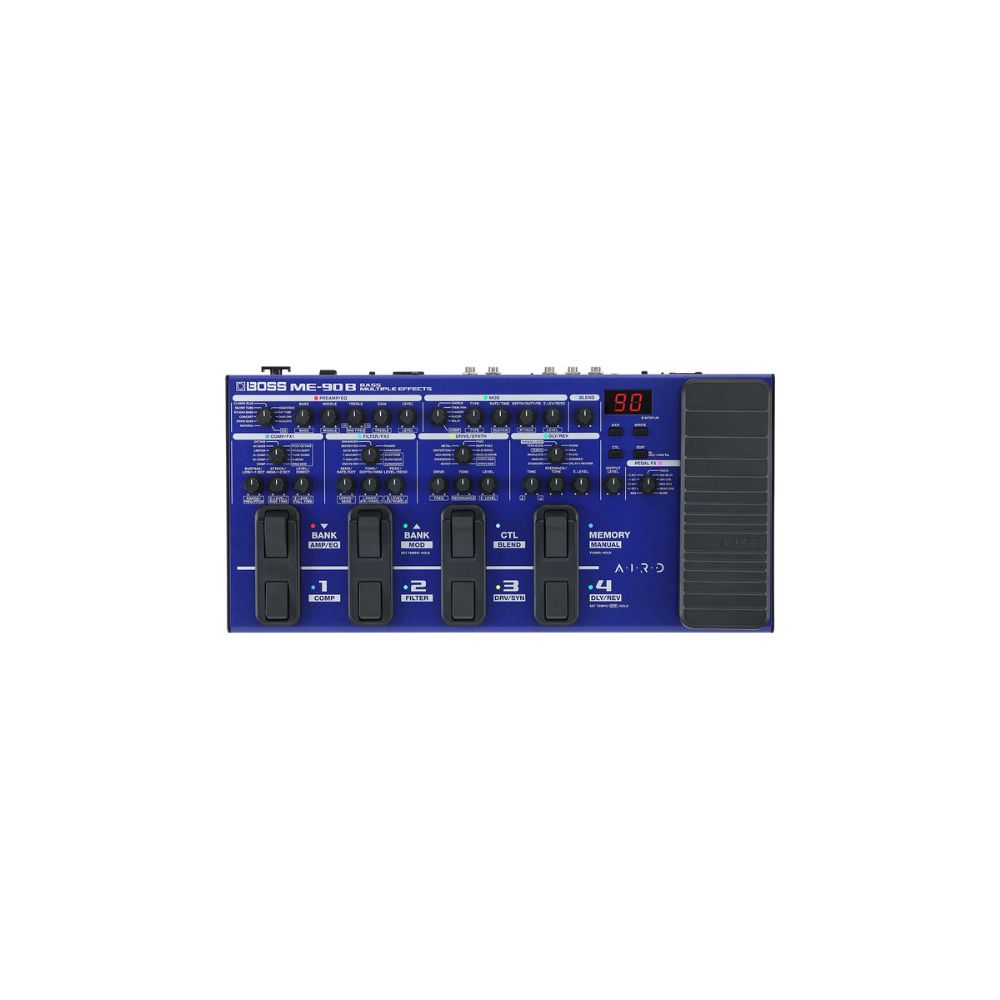 Boss ME-90B Bass Guitar Multi-Effects Processor (Incl. 2 Years Warranty) Front