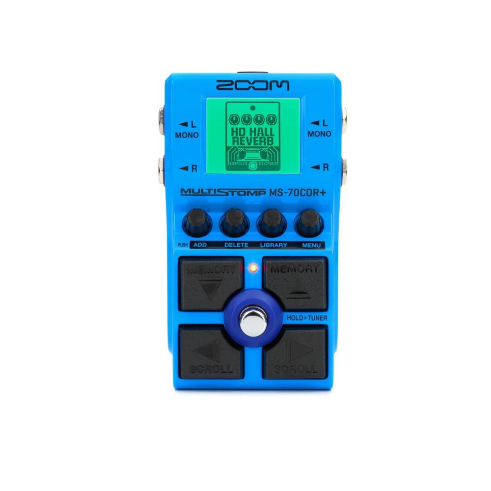 chorus delay reverb pedal Zoom MS-70CDR+ MultiStomp Chorus/Delay/Reverb Pedal – Stompbox.in