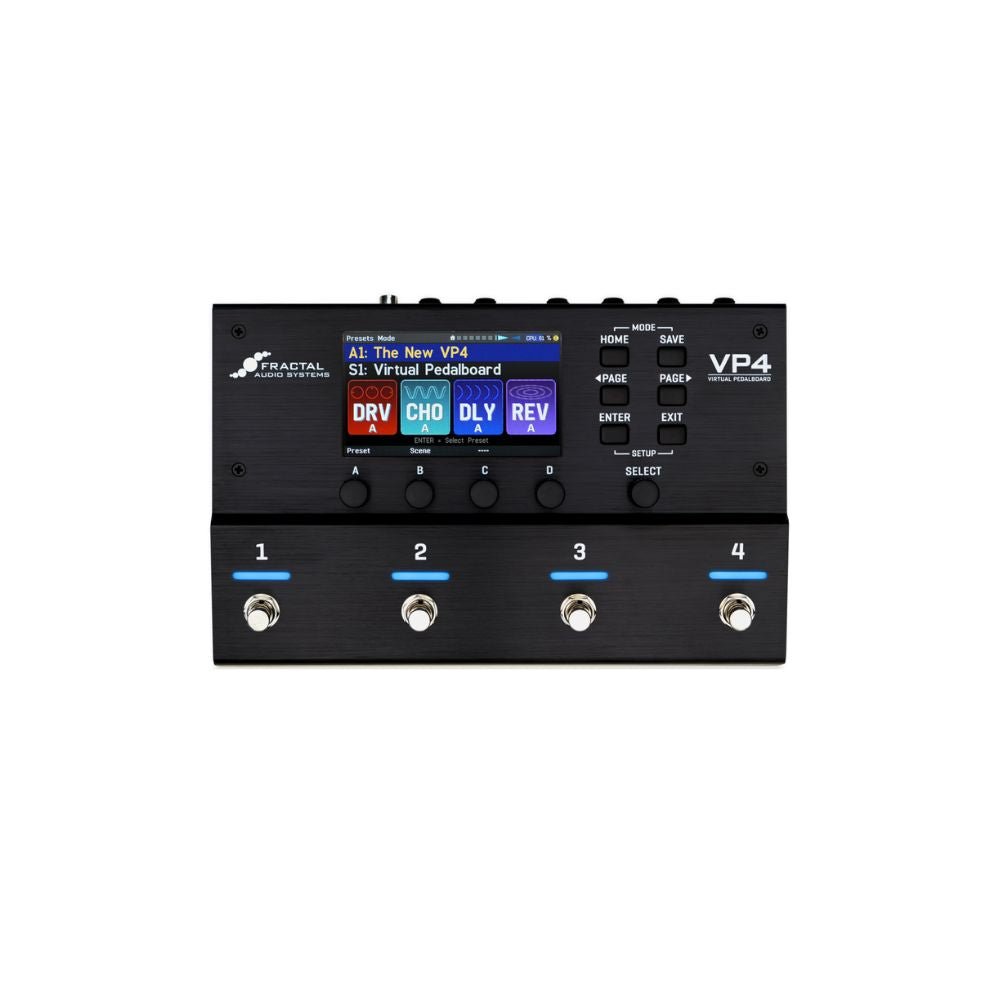 fractal pedal Fractal Audio VP4 Virtual Pedalboard Multi-Effects Pedal – Stompbox.in
