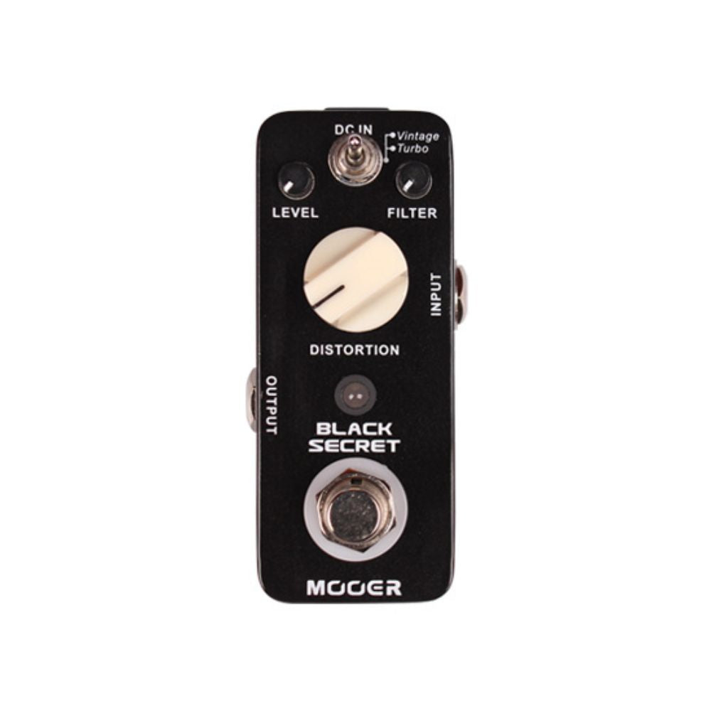 Mooer Black Secret Distortion Pedal – Stompbox.in