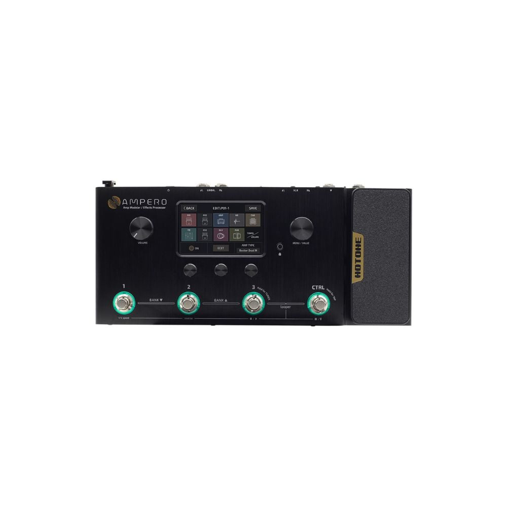 Hotone Ampero Amp Modeler/Effects Processor Front