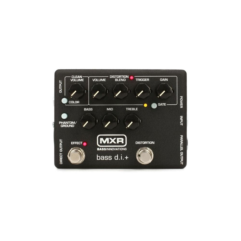 MXR M80 Bass D.I.+ Bass Distortion Pedal Front