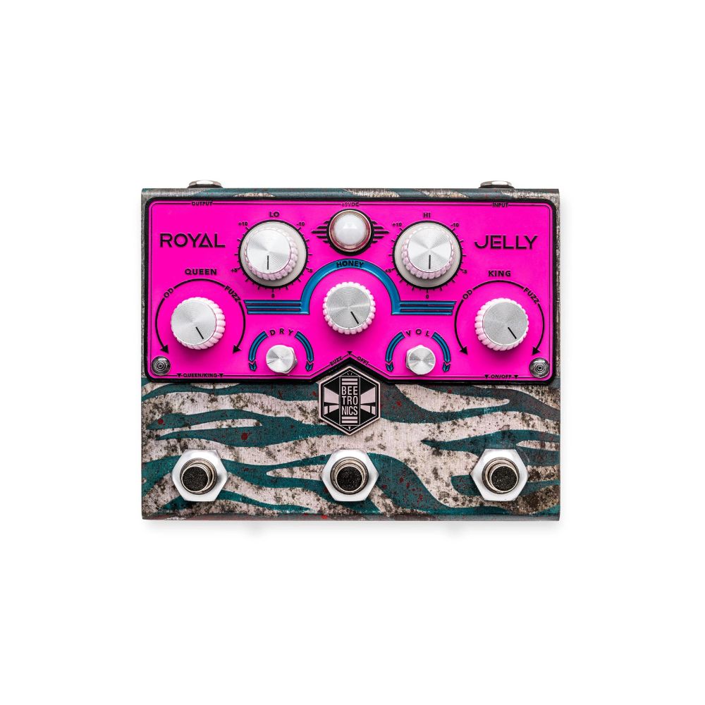 royal jelly pedal Beetronics Royal Jelly Overdrive / Fuzz Blender Pedal – Stompbox.in