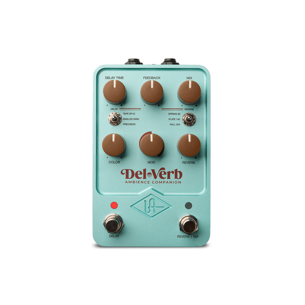 Universal Audio Del-Verb Ambience Companion Reverb and Delay Pedal Universal Audio Del-Verb Ambience Companion Reverb and Delay Pedal