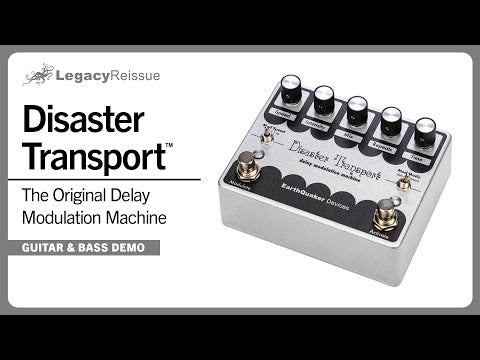 EarthQuaker Devices Limited Edition Disaster Transport Legacy Reissue Modulated Delay Pedal