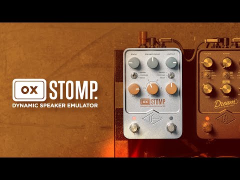 Universal Audio UAFX OX Stomp Dynamic Speaker Emulator Effect Pedal