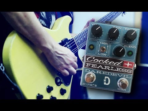Daredevil Cocked & Fearless Distortion / Fixed Wah Pedal
