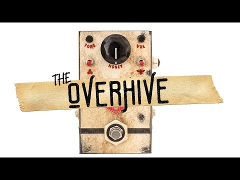 Beetronics Overhive Overdrive Pedal, Ultra Violet