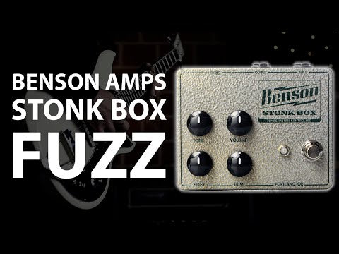 Benson Amps Stonk Box Fuzz Effect Pedal