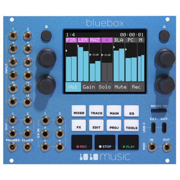 1010music Bluebox Digital Mixer and Recorder Eurorack Edition