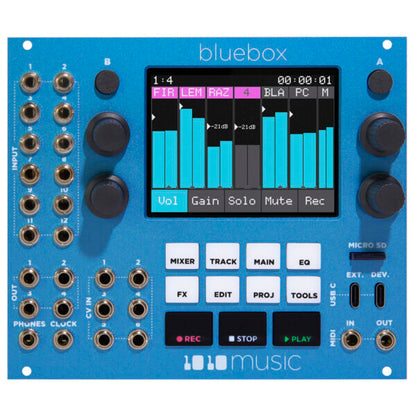 1010music Bluebox Digital Mixer and Recorder Eurorack Edition