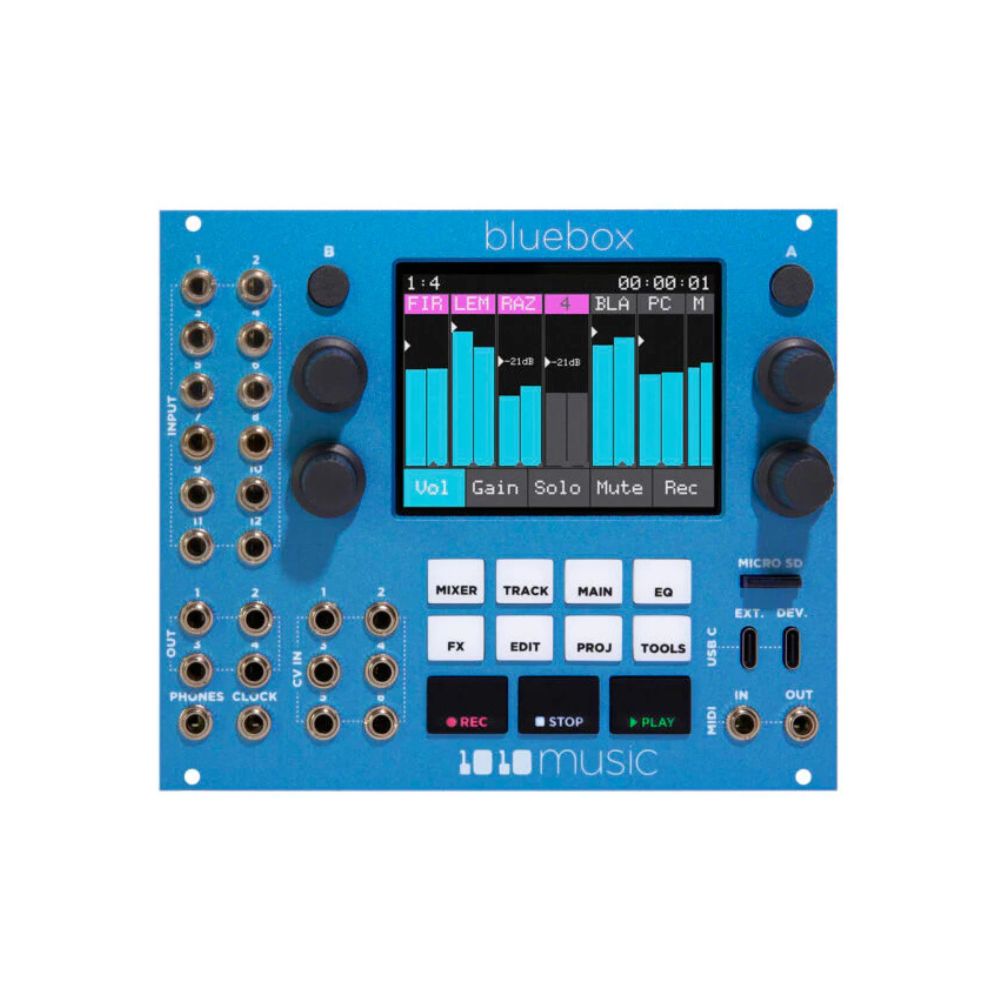 1010music Bluebox Digital Mixer and Recorder Eurorack Edition