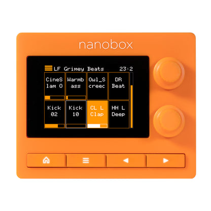 1010music Nanobox Tangerine Sampler Module