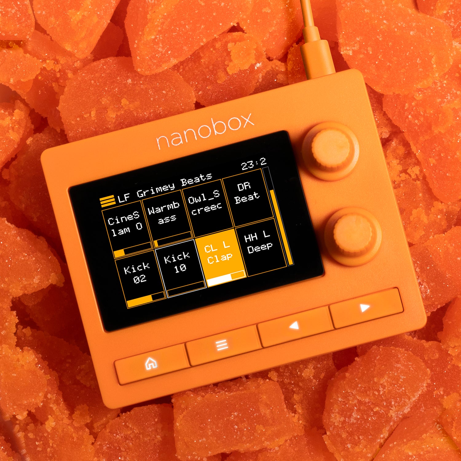 1010music Nanobox Tangerine Sampler Module