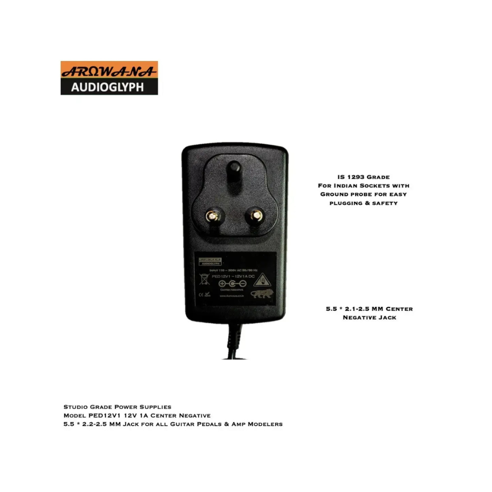 Arowana Audioglyph 12V 1A Adapter