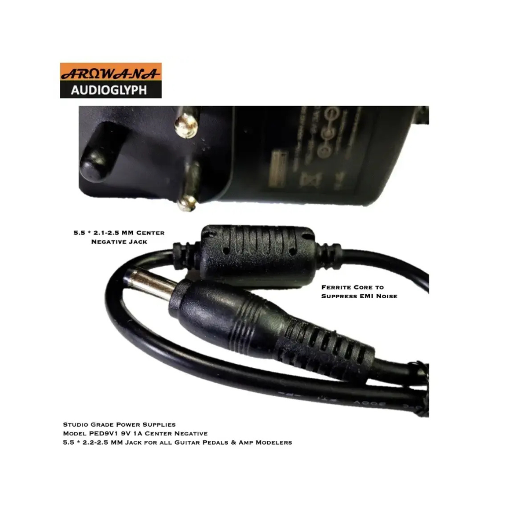 Arowana Audioglyph 12V 1A Center Positive Adapter
