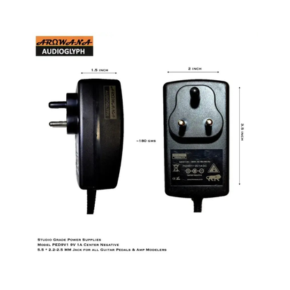 Arowana Audioglyph 12V 1A Center Positive Adapter