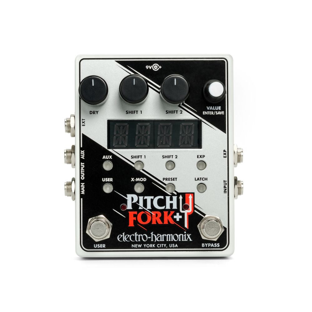 Electro-Harmonix Pitch Fork Plus Polyphonic Pitch Shifter Harmony Pedal