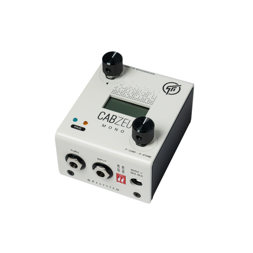 GFI System Cabzeus Mono Speaker Simulator + D.I. Box Pedal
