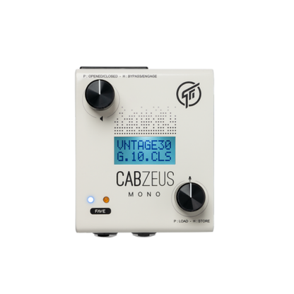 GFI System Cabzeus Mono Speaker Simulator + D.I. Box Pedal
