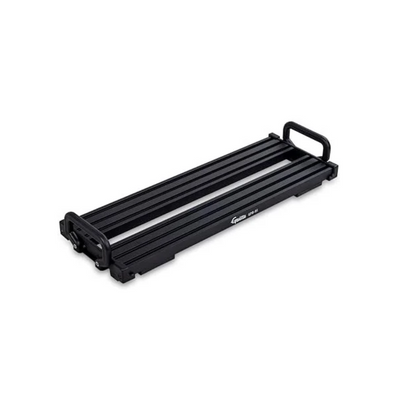 GUITTO GPB-01B Small Guitar Pedalboard – Aluminium Alloy Pedal Board with Carry Bag 
