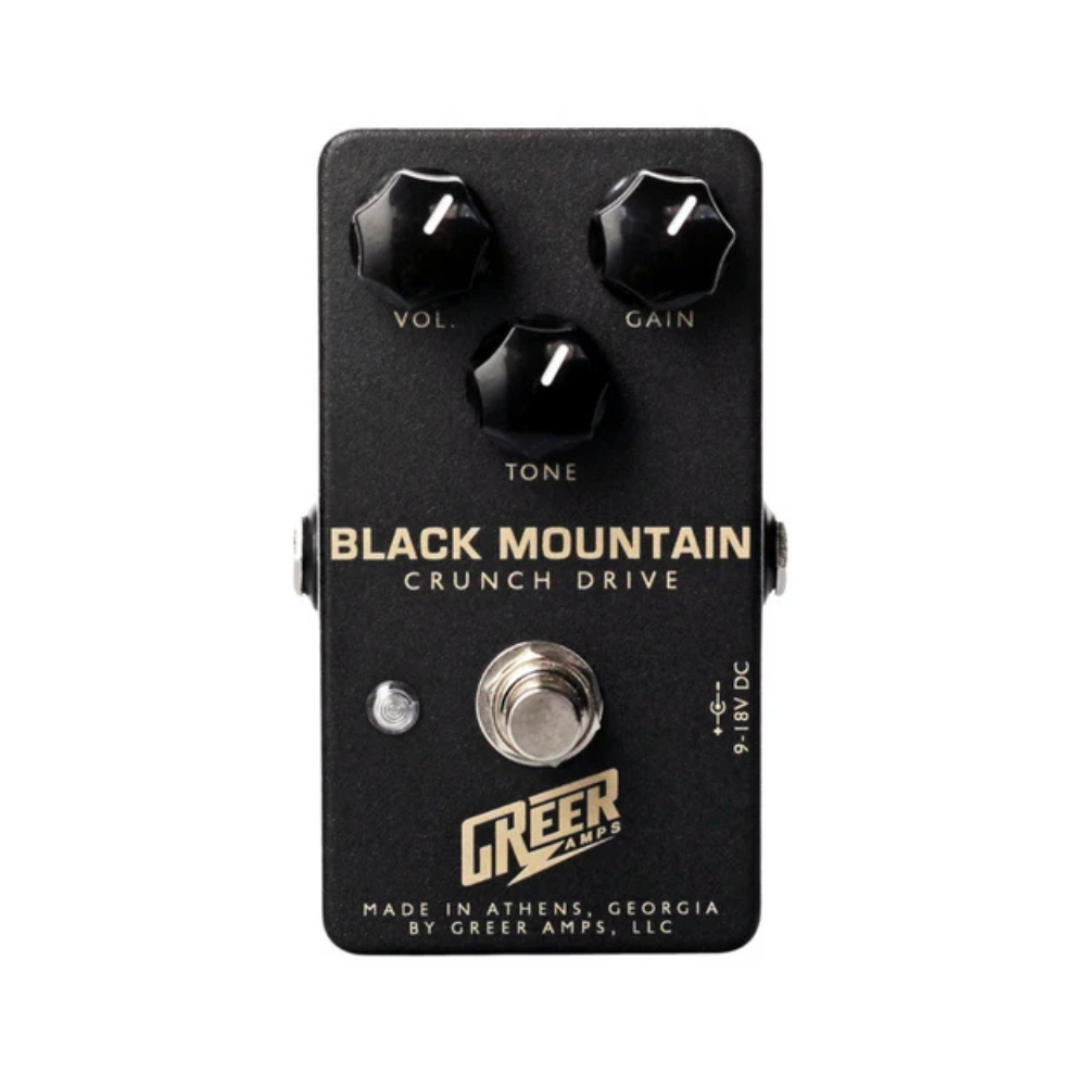 Greer Amps Black Mountain Crunch Drive Effect Pedal
