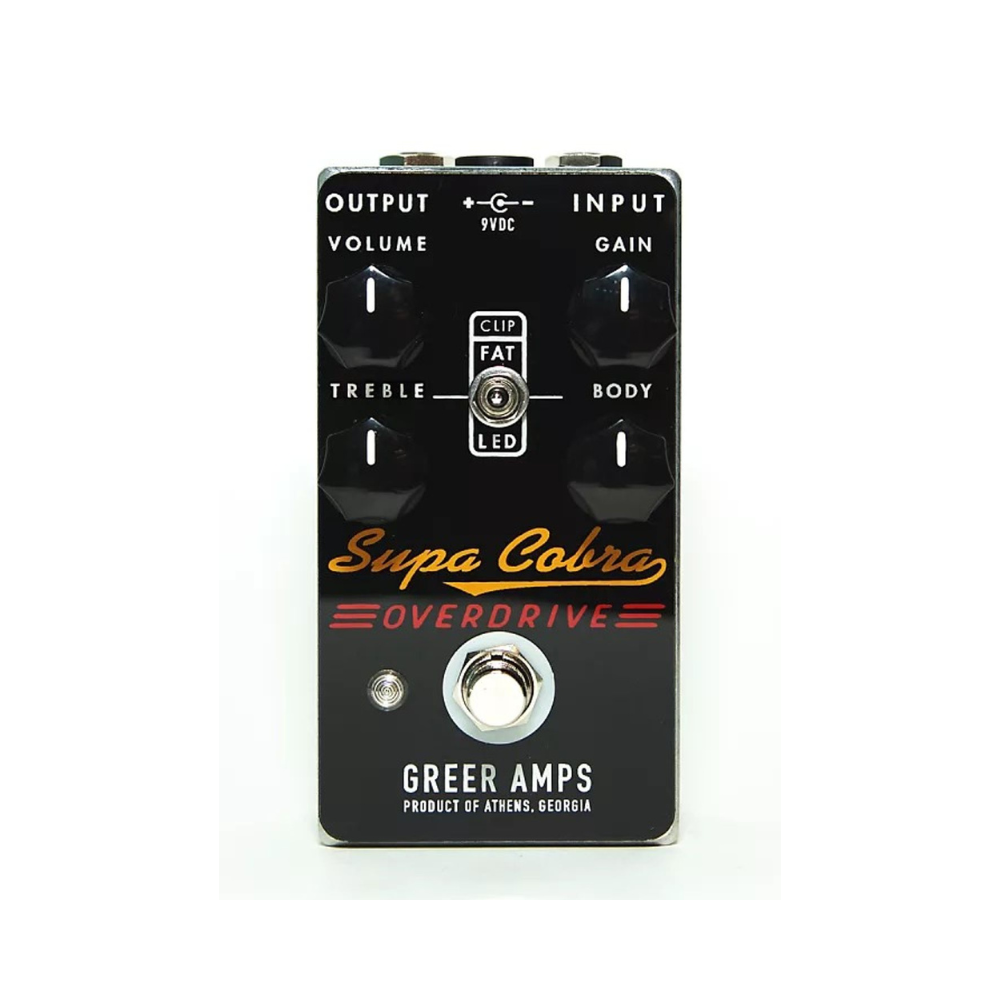Greer Amps Supa Cobra Overdrive Pedal
