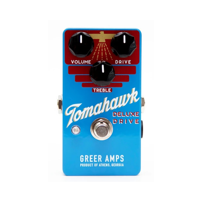 Greer Amps Tomahawk Deluxe Overdrive Effect Pedal
