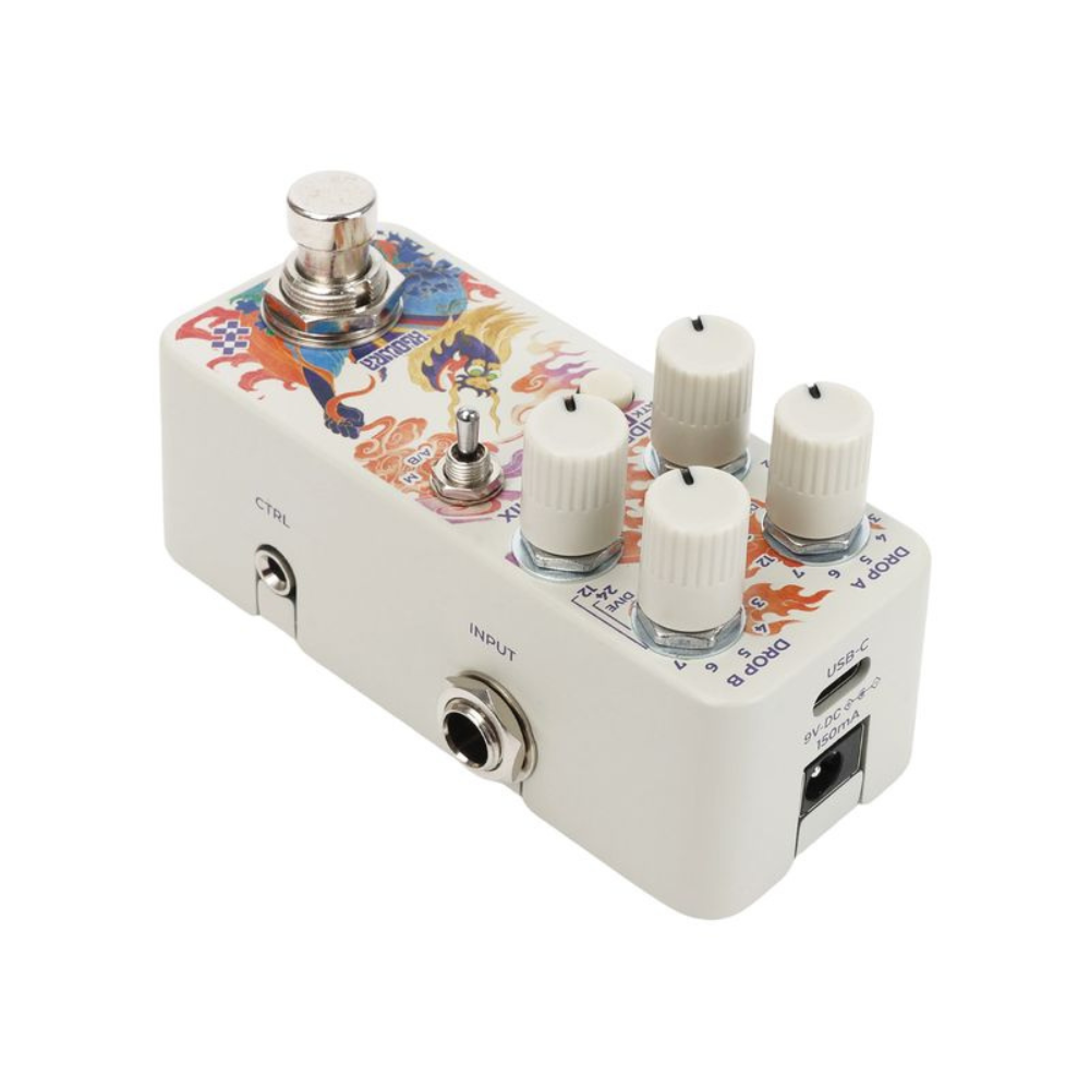Klowra Dive Single Footswitch Polyphonic Pitch Shifter Pedal 
