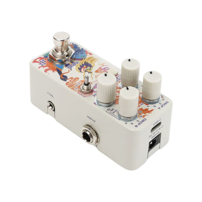 Klowra Dive Single Footswitch Polyphonic Pitch Shifter Pedal 
