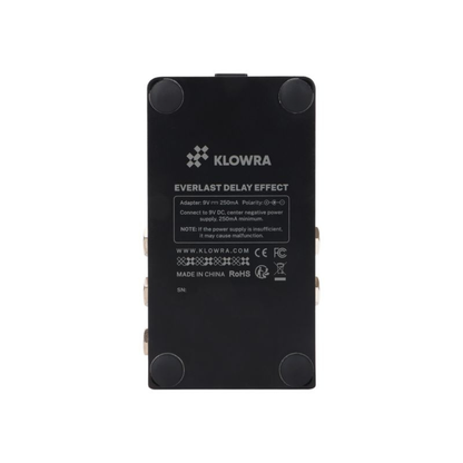 Klowra Everlast Single Footswitch Multi-Type Delay Pedal
