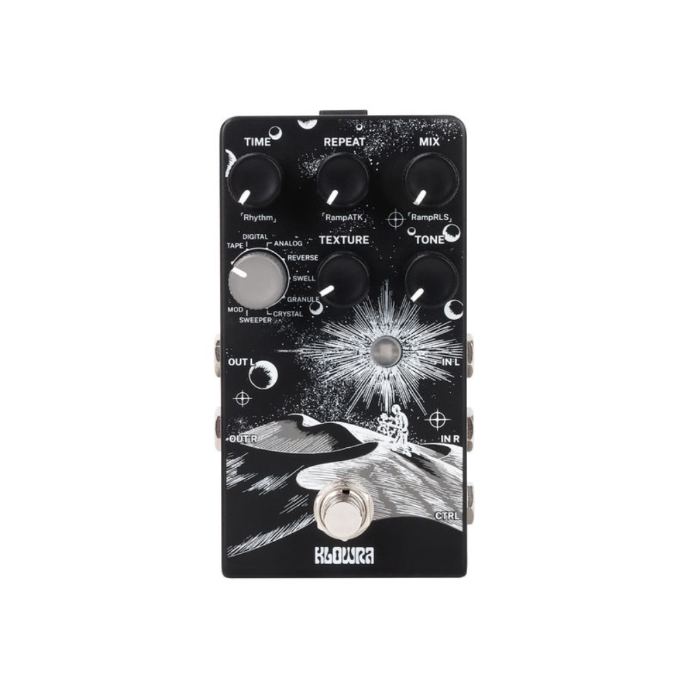 Klowra Everlast Single Footswitch Multi-Type Delay Pedal
