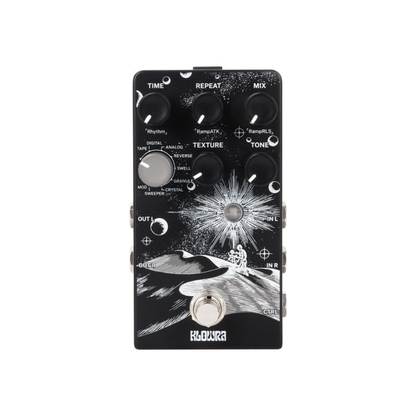 Klowra Everlast Single Footswitch Multi-Type Delay Pedal
