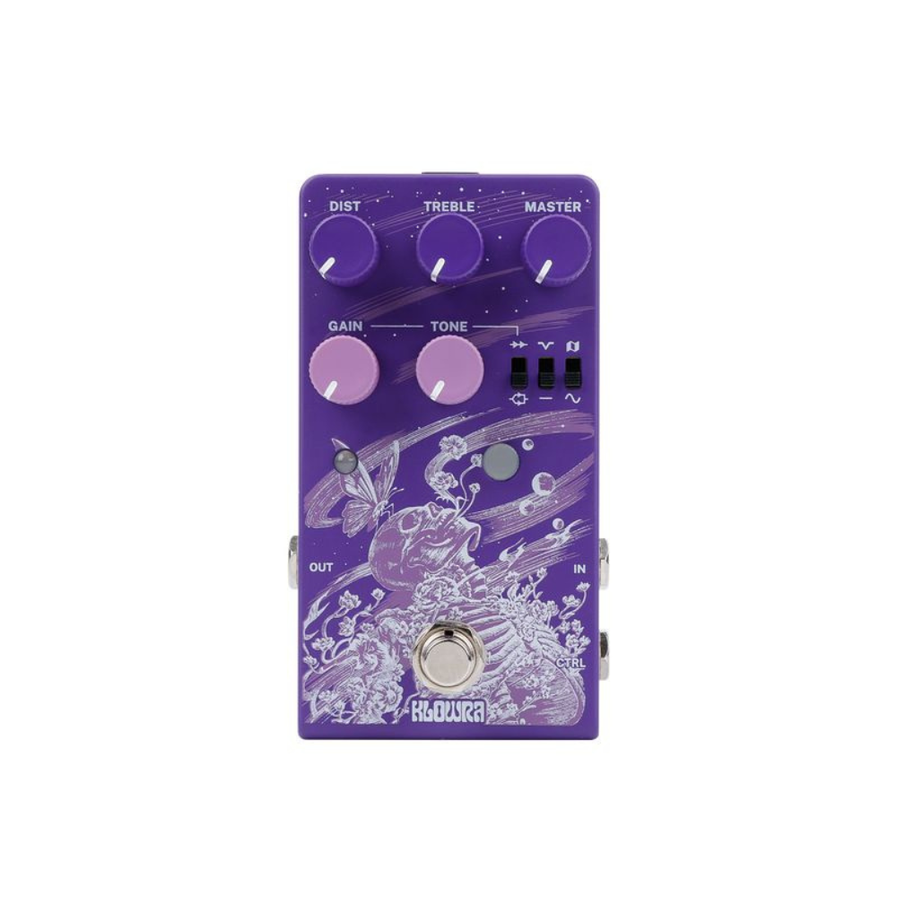 Klowra Gnash Single Footswitch Analog Distortion Pedal