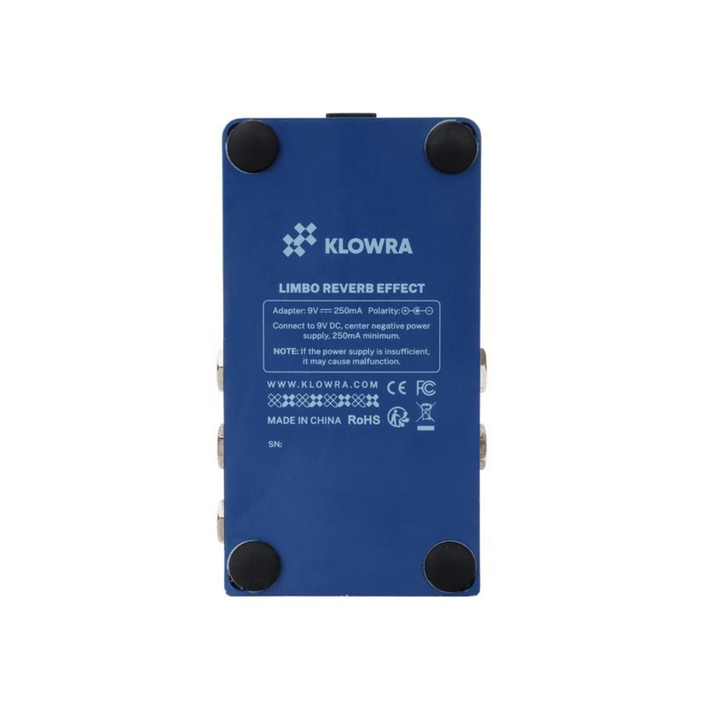 Klowra Limbo Single Footswitch Multi-Type Reverb Pedal
